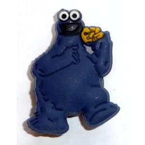 Cookie Monster w chocolate chip cookie in Sesame Street Jibbitz Crocs 