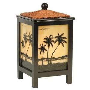 Palm Tree Accent Table Lamp with Wicker LP81434