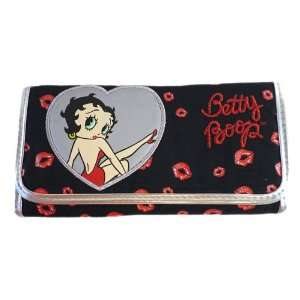  Betty Boop Wallet   Long Kick Pose Lips Background by 