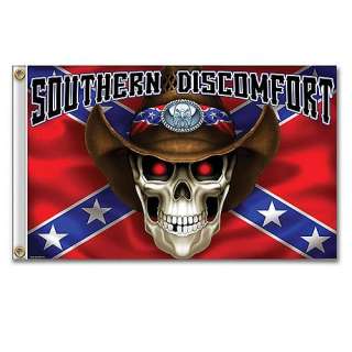 Confederate Rebel Cowboy Flag Southern Discomfort NEW  