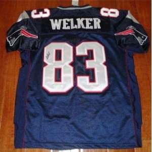 Wes Welker Signed Uniform   Authentic   Autographed NFL Jerseys 