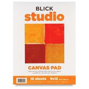  Blick Studio Canvas Pads   12 times; 16, Studio Canvas Pad 