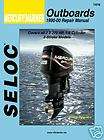   OUTBOARD REPAIR SERVICE MANUAL 1990  2000 2.5   275 HP SELOC 1416