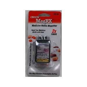  2 Pack Special MagRX Medicine Bottle Magnifier 2X [Health 