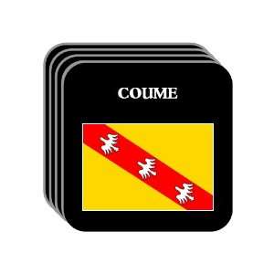  Lorraine   COUME Set of 4 Mini Mousepad Coasters 