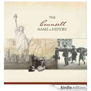 The Counsell Name in History Ancestry  Kindle Store