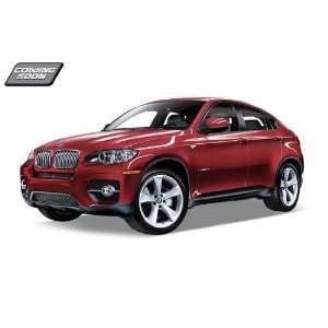  BMW X6 Red 1/18 Diecast Model Car Toys & Games