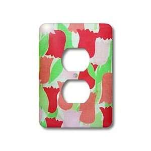  Florene Abstract Floral   Tumbling Tulips   Light Switch 
