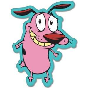  Courage the Cowardly Dog bumper sticker decal 4 x 5 
