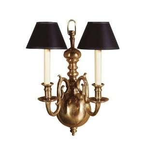   Chart House 2 Light Sconces in Antique Burnished Brass Home