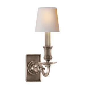   Chart House 1 Light Sconces in Antique Nickel