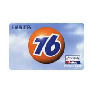   Phone Card 5m Union 76 Service Station Logo   Complimentary In Folder