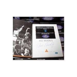  Bill Bradley autographed Values of the Game Hardcover Book 