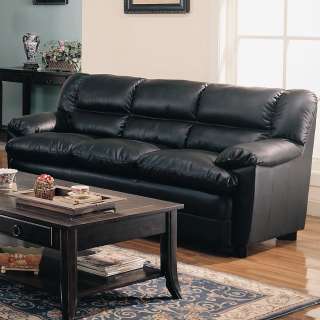   chair w/Ottoman 4Pc Sectional Couch Sectionals Leather In Black  