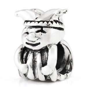  Sterling Silver Court Jester European Bead Arts, Crafts & Sewing