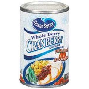 Ocean Spray Whole Berry Cranberry Sauce   24 Pack  Grocery 