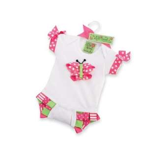   Little Sprout Cotton Onesie Crawler, Butterfly, 0   6 Months Clothing