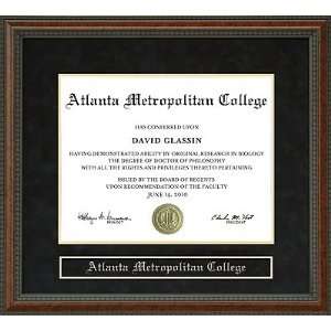  Atlanta Metropolitan College (AMC) Diploma Frame Sports 