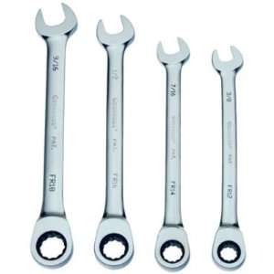  Crescent Tools FR4 4 Piece Ratcheting Combination Wrench 
