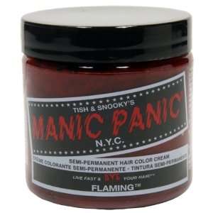  Manic Panic Semi Permanent Hair Color Cream Flaming 4 Oz 