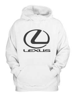 Lexus Logo Hoodie Car Racing Hooded Sweatshirt 2 Color Options  