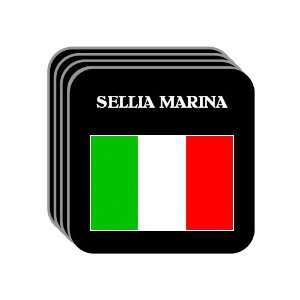  Italy   SELLIA MARINA Set of 4 Mini Mousepad Coasters 