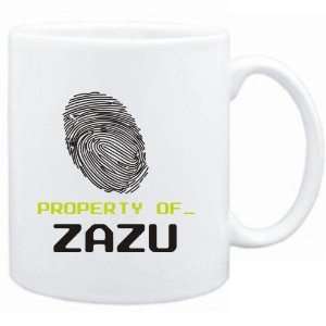  Mug White  Property of _ Zazu   Fingerprint  Female 