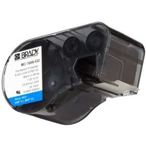 Brady MC 1000 422 Polyester B 422 Black on White Label Maker Cartridge 