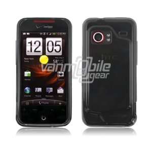 VMG Clear Hard 2 Pc Transparent See Thru Plastic Snap On Case for HTC 