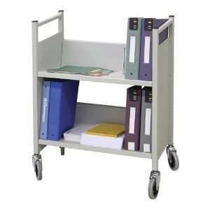  Omnimed Cubbie Cart with Two Shelves and Easy Grab Handles 