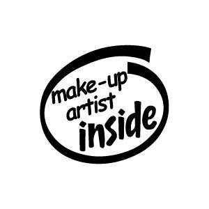  Make up Artist Inside Vinyl Graphic Sticker Decal
