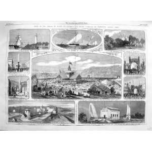   1860 HAMILTON CANADA KINGSTON WATER WORKS BURLINGTON