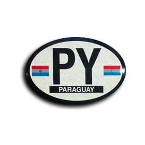  Paraguay   Oval decal Patio, Lawn & Garden