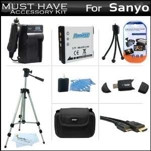  Must Have Accessory Kit For Sanyo VPC CG20 High Definition 