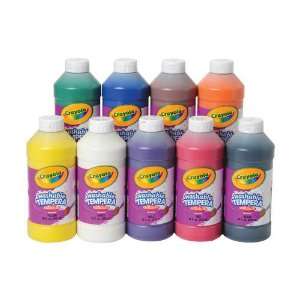  Crayola(R) Washable Tempera Paint   Set of 9 Pints Toys & Games