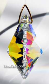Scallop Spade 50mm AB Austrian Crystal Prism SunCatcher  