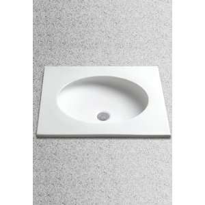   Curva Drop In ADA Lavatory with Overflow from the Curva Collection