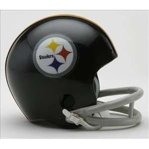 Pittsburgh Steelers 2 bar 1963 76 Riddell Mini Helmet  