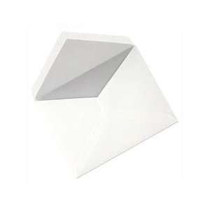  Silver Lustre Lined Pearl White Envelopes