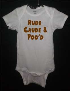 Baby Onesie   Funny Rude And Crude Infant Clothing  