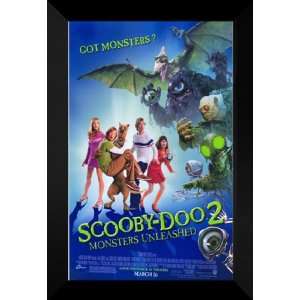  Scooby Doo 2 Monsters 27x40 FRAMED Movie Poster   2004 