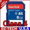Lot of 5 SanDisk 4GB MicroSD TF Flash Memory Card New  