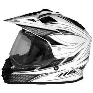  Cyber Helmets UX 32 Graphics Helmet, White/Black, Size XS 