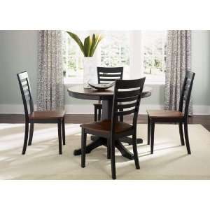 com Cafe Black Cherry Round Pedestal Dining Table by Liberty   Cherry 