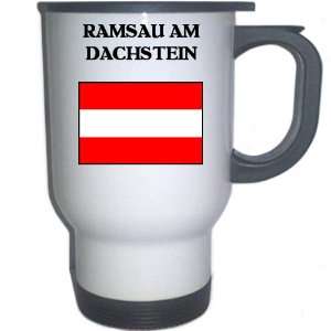  Austria   RAMSAU AM DACHSTEIN White Stainless Steel Mug 
