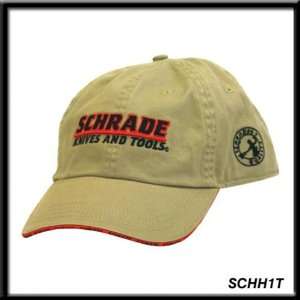  Schrade SCHH1T Hat ALL Knives and Tools/Since 1904, Tan 
