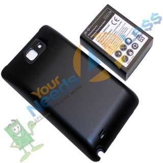 New 5000mAh extended battery Samsung Galaxy Note GT N7000 + Cover 