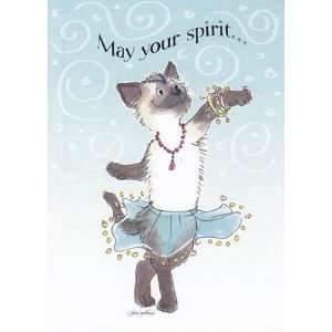   One   Greeting Card Encouragement Suzys Zoo May Your Spirit Dance