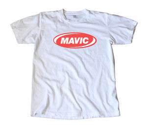 Classic Red Mavic Logo T Shirt   Cycling  