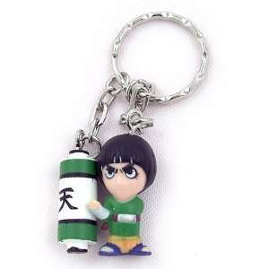  Naruto Lee SD Keychain with a Scroll or a Charm Rock Lee 